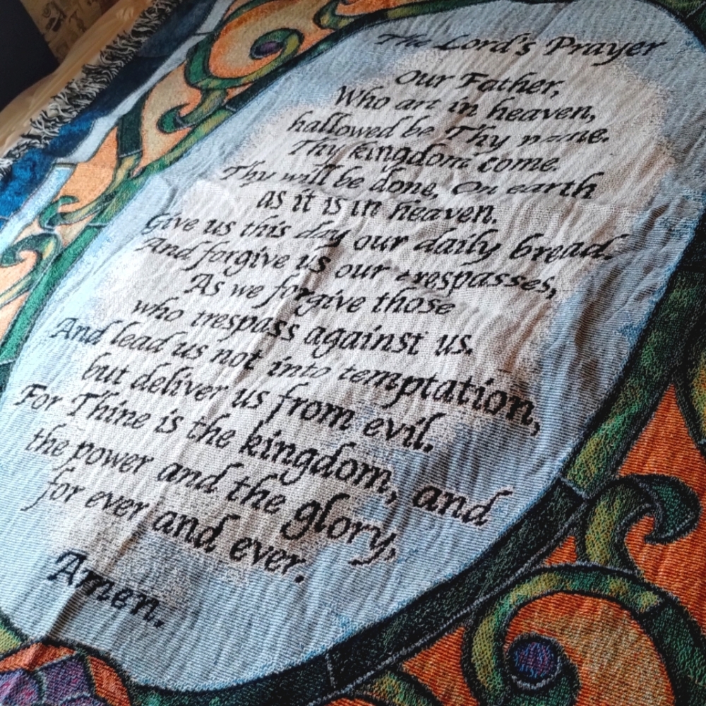 The Lord's Prayer Throw (50x60) - Picture 3 of 5